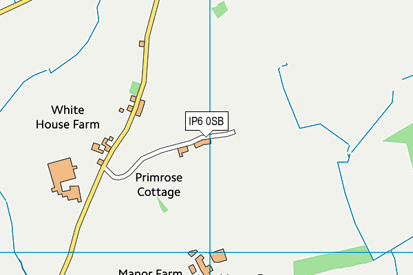 IP6 0SB map - OS VectorMap District (Ordnance Survey)