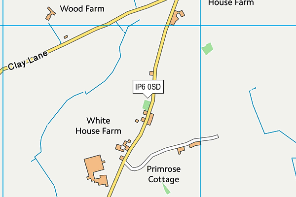 IP6 0SD map - OS VectorMap District (Ordnance Survey)