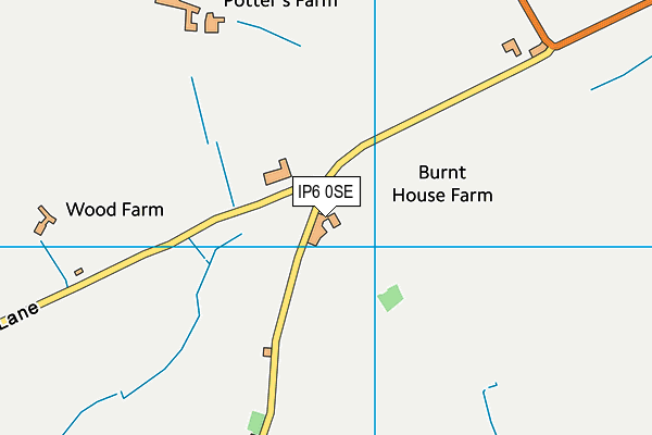 IP6 0SE map - OS VectorMap District (Ordnance Survey)