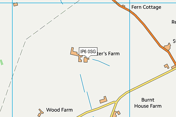 IP6 0SG map - OS VectorMap District (Ordnance Survey)