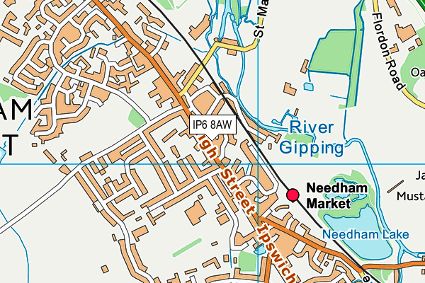 Map of NEEDHAM3 RETAIL LTD at district scale