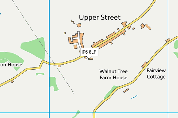 IP6 8LF map - OS VectorMap District (Ordnance Survey)