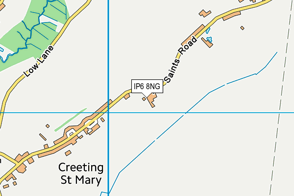 IP6 8NG map - OS VectorMap District (Ordnance Survey)