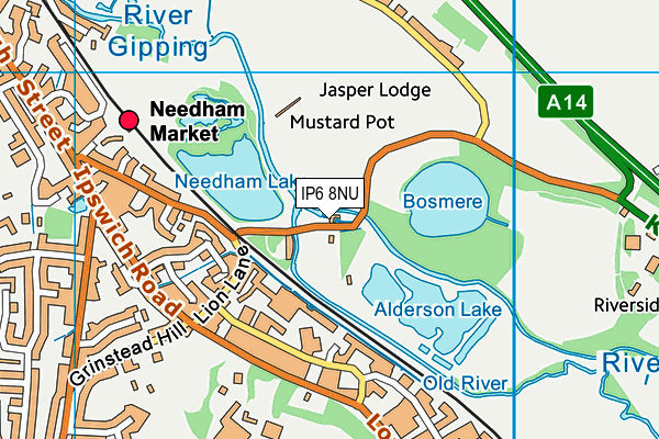 Map of BOSMERE MILL LIMITED at district scale
