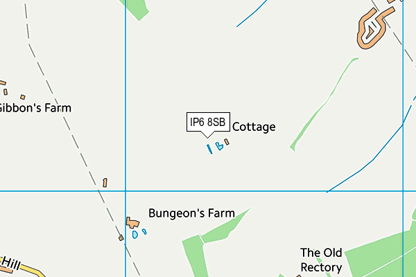 IP6 8SB map - OS VectorMap District (Ordnance Survey)