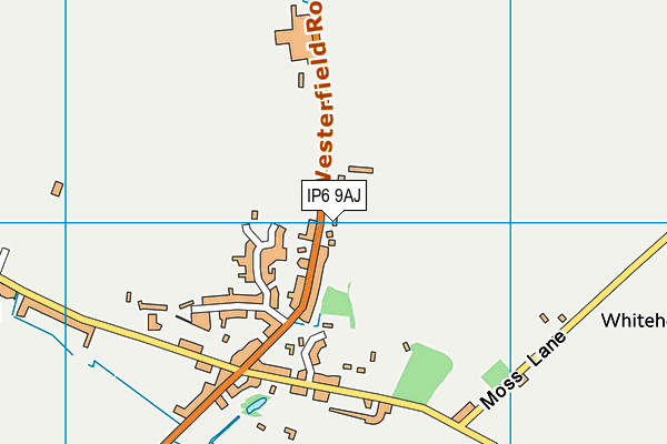 IP6 9AJ map - OS VectorMap District (Ordnance Survey)