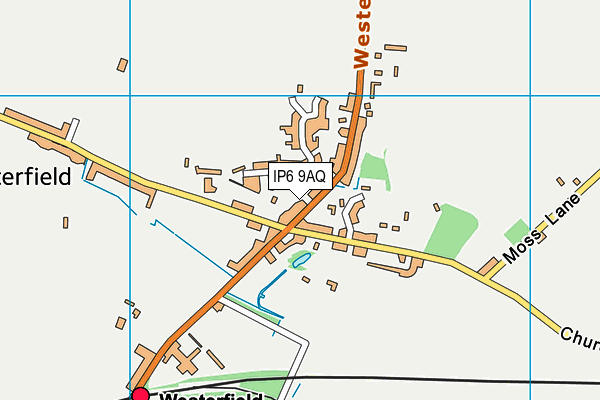 IP6 9AQ map - OS VectorMap District (Ordnance Survey)