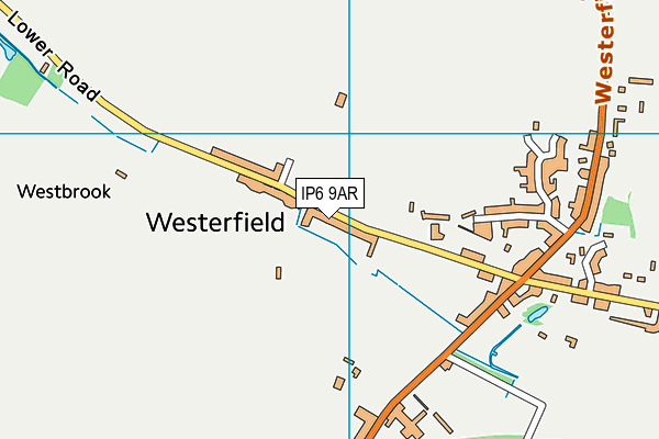 IP6 9AR map - OS VectorMap District (Ordnance Survey)