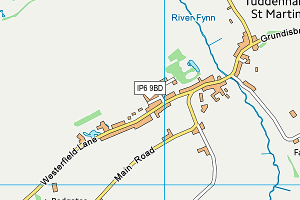 IP6 9BD map - OS VectorMap District (Ordnance Survey)