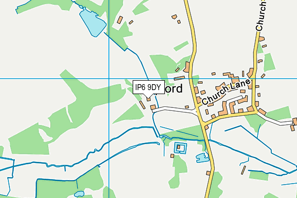 IP6 9DY map - OS VectorMap District (Ordnance Survey)