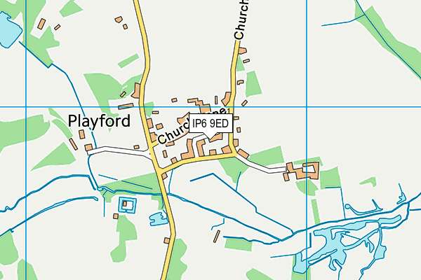 IP6 9ED map - OS VectorMap District (Ordnance Survey)