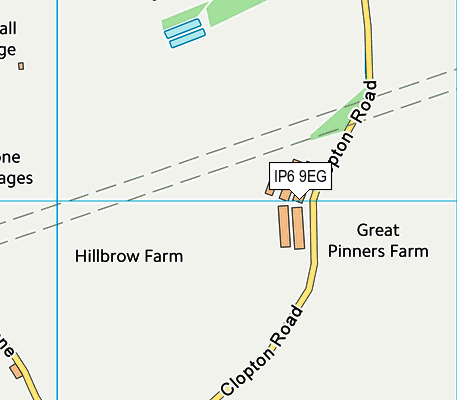 IP6 9EG map - OS VectorMap District (Ordnance Survey)