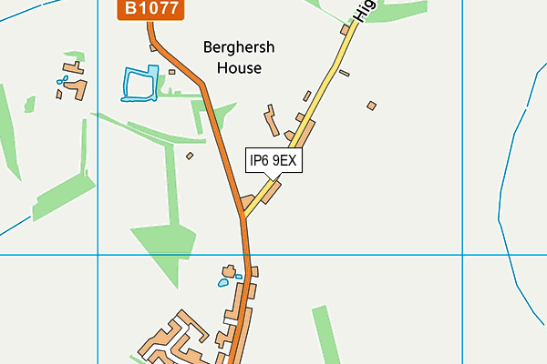 Witnesham Primary School map (IP6 9EX) - OS VectorMap District (Ordnance Survey)