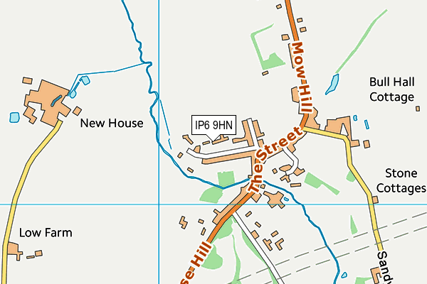 IP6 9HN map - OS VectorMap District (Ordnance Survey)
