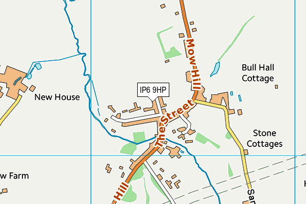 IP6 9HP map - OS VectorMap District (Ordnance Survey)
