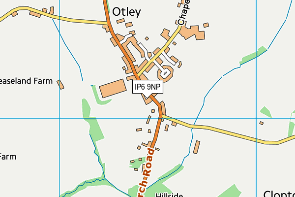 IP6 9NP map - OS VectorMap District (Ordnance Survey)