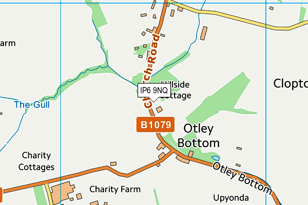 IP6 9NQ map - OS VectorMap District (Ordnance Survey)