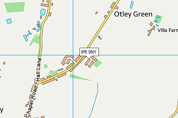 IP6 9NY map - OS VectorMap District (Ordnance Survey)