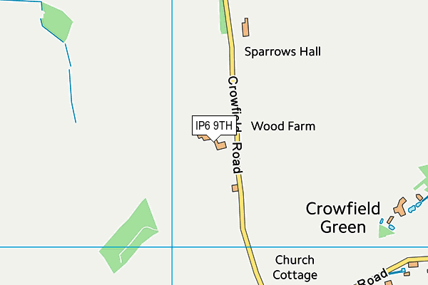 IP6 9TH map - OS VectorMap District (Ordnance Survey)