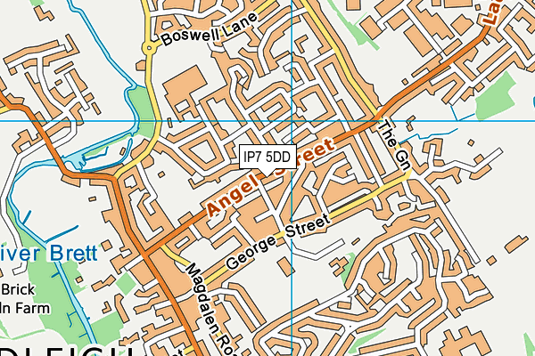 IP7 5DD map - OS VectorMap District (Ordnance Survey)