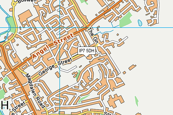 IP7 5DH map - OS VectorMap District (Ordnance Survey)