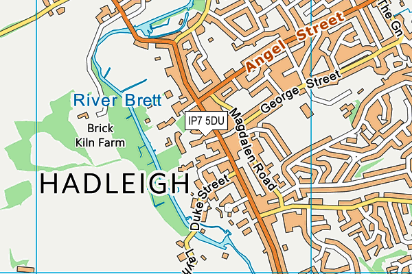 IP7 5DU map - OS VectorMap District (Ordnance Survey)