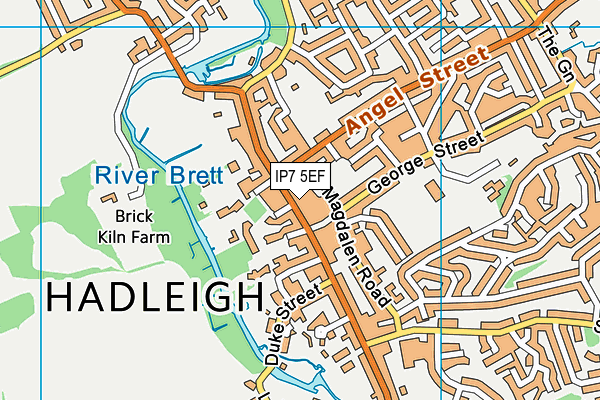 Map of FROST & PARTNERS (HADLEIGH) LIMITED at district scale
