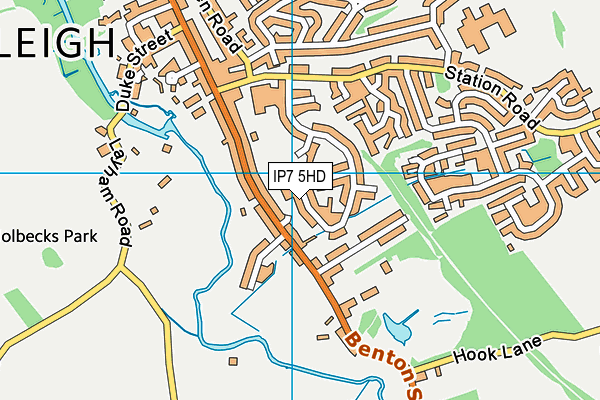 Map of PEARL AND BOW LTD at district scale