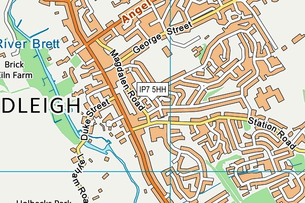IP7 5HH map - OS VectorMap District (Ordnance Survey)