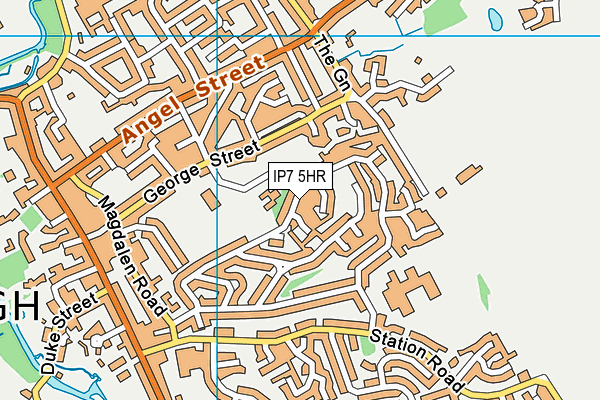 IP7 5HR map - OS VectorMap District (Ordnance Survey)