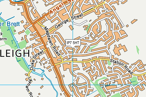 IP7 5HT map - OS VectorMap District (Ordnance Survey)