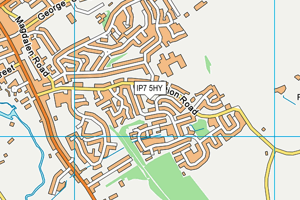 IP7 5HY map - OS VectorMap District (Ordnance Survey)