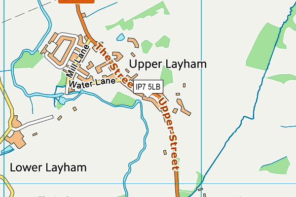 IP7 5LB map - OS VectorMap District (Ordnance Survey)