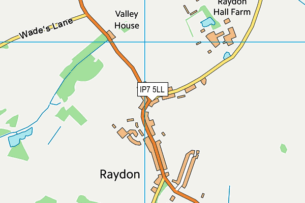 IP7 5LL map - OS VectorMap District (Ordnance Survey)