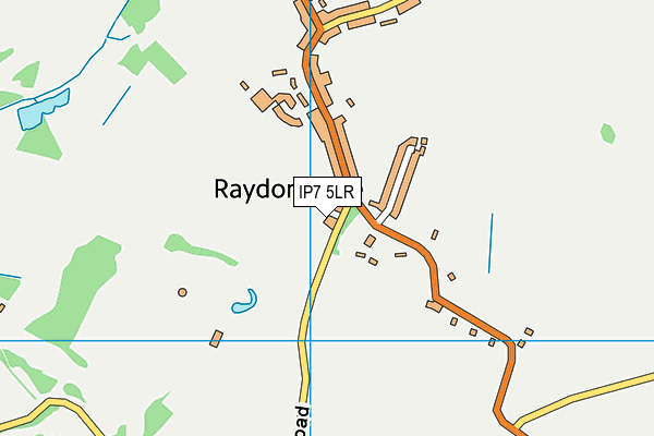 IP7 5LR map - OS VectorMap District (Ordnance Survey)