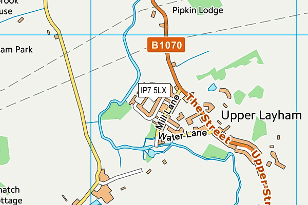 IP7 5LX map - OS VectorMap District (Ordnance Survey)