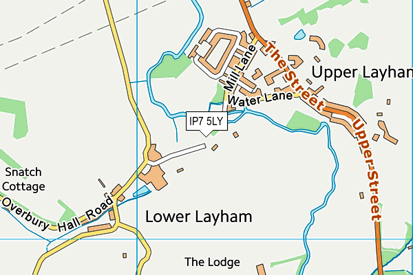 IP7 5LY map - OS VectorMap District (Ordnance Survey)