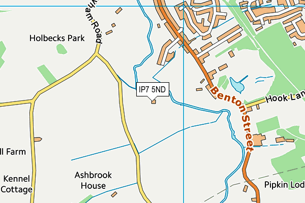 IP7 5ND map - OS VectorMap District (Ordnance Survey)