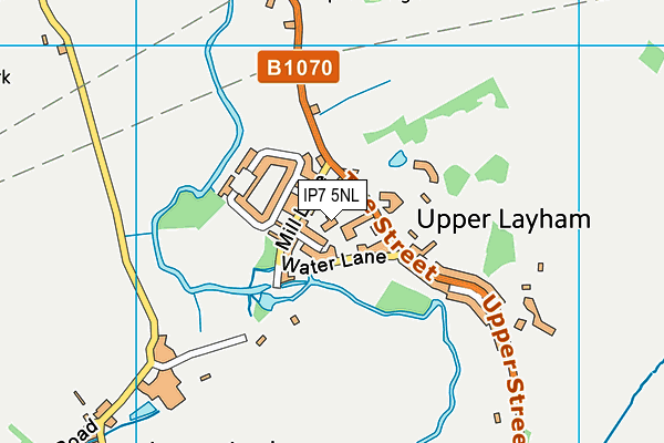 IP7 5NL map - OS VectorMap District (Ordnance Survey)