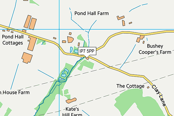 IP7 5PP map - OS VectorMap District (Ordnance Survey)