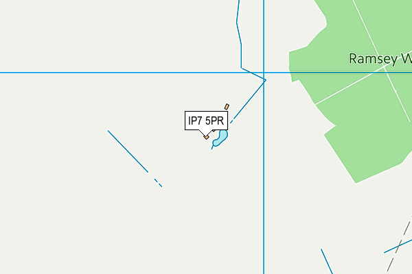 IP7 5PR map - OS VectorMap District (Ordnance Survey)