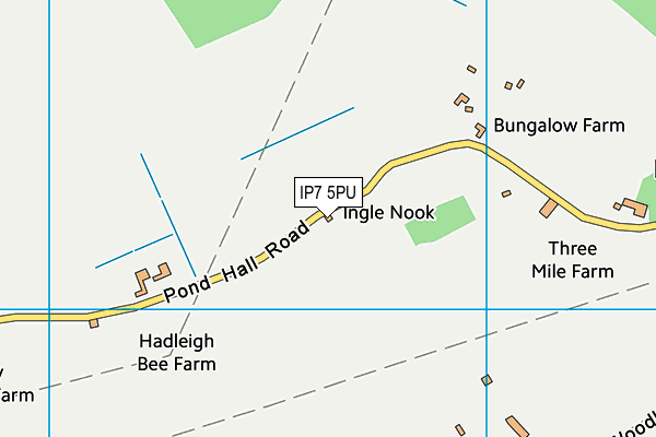 IP7 5PU map - OS VectorMap District (Ordnance Survey)