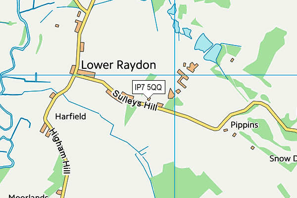 IP7 5QQ map - OS VectorMap District (Ordnance Survey)