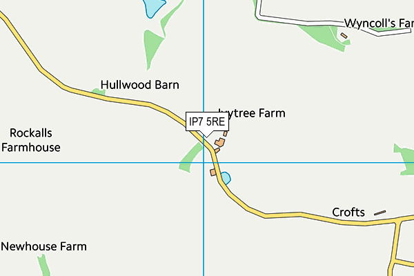 IP7 5RE map - OS VectorMap District (Ordnance Survey)