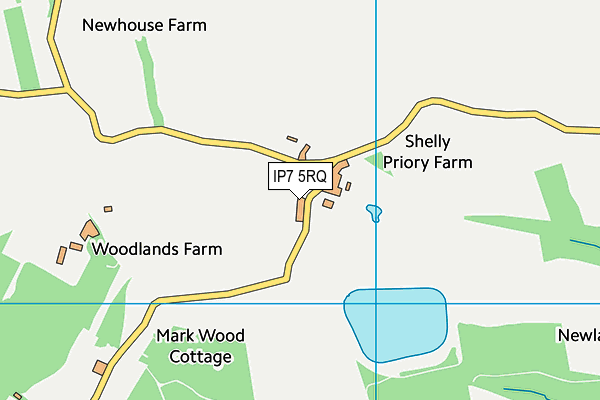 IP7 5RQ map - OS VectorMap District (Ordnance Survey)