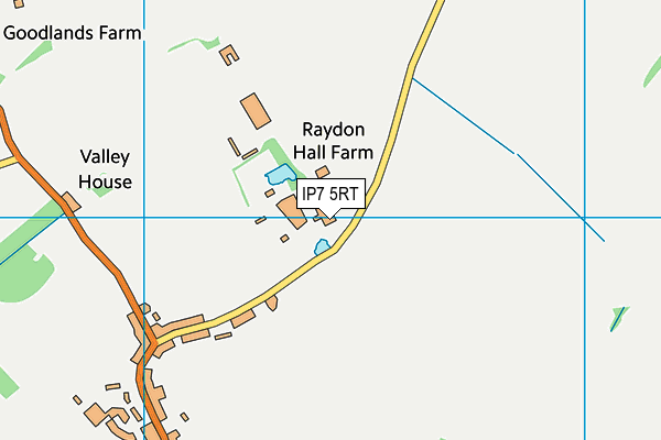 IP7 5RT map - OS VectorMap District (Ordnance Survey)