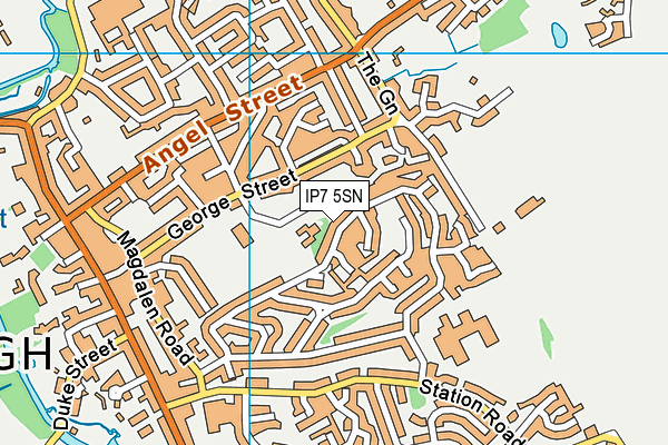 IP7 5SN map - OS VectorMap District (Ordnance Survey)