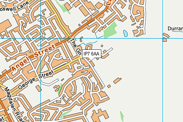 IP7 6AA map - OS VectorMap District (Ordnance Survey)