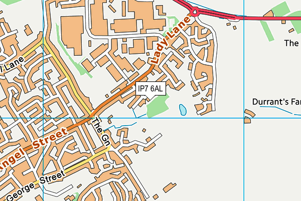 IP7 6AL map - OS VectorMap District (Ordnance Survey)