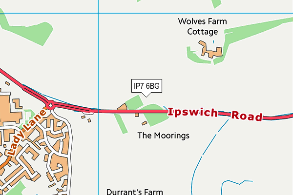 IP7 6BG map - OS VectorMap District (Ordnance Survey)